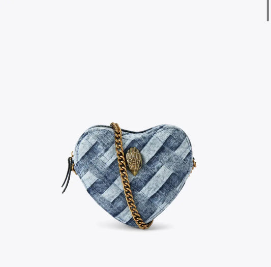 Denim Heart Bag