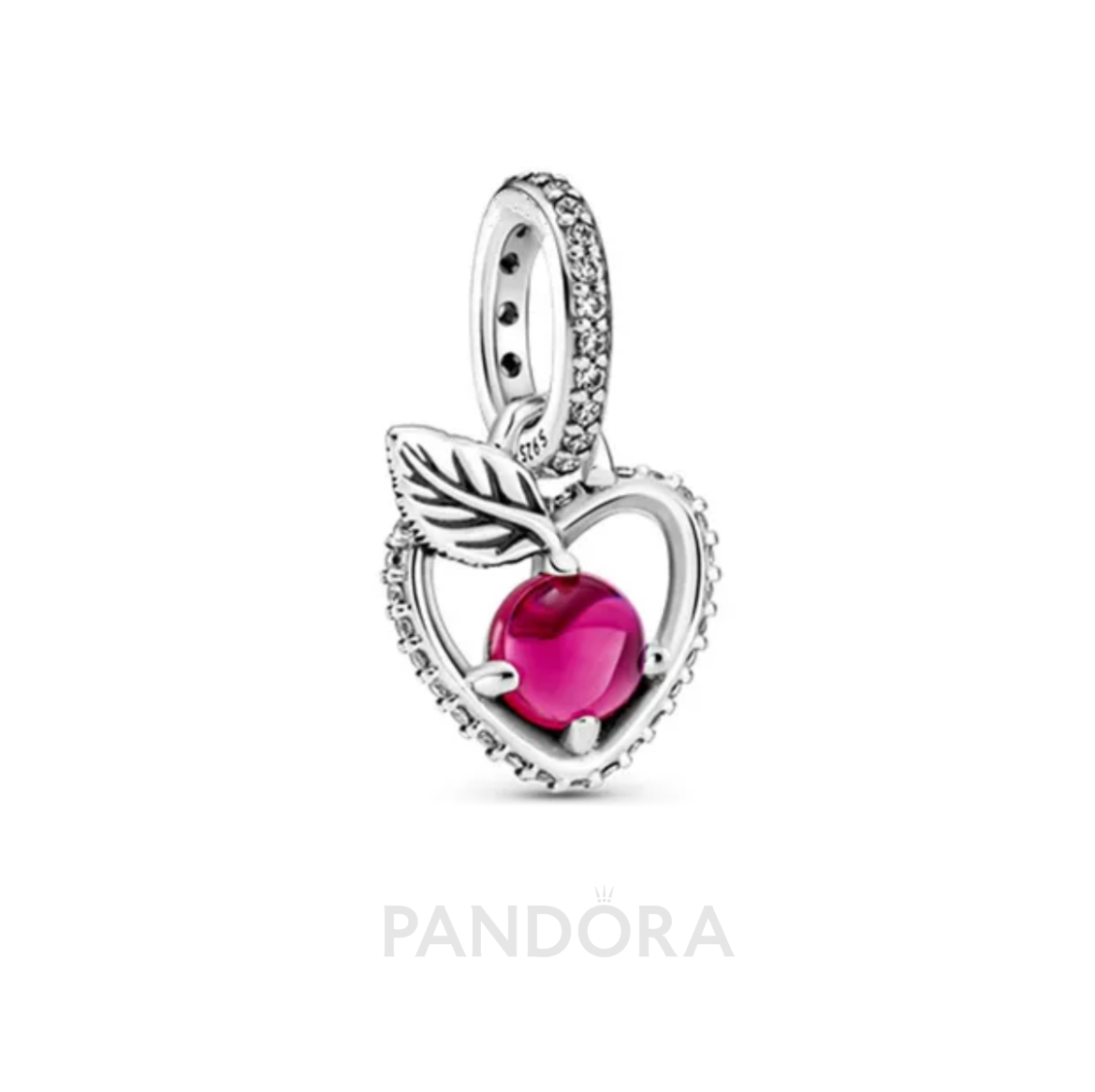 Silver Leaf Charm